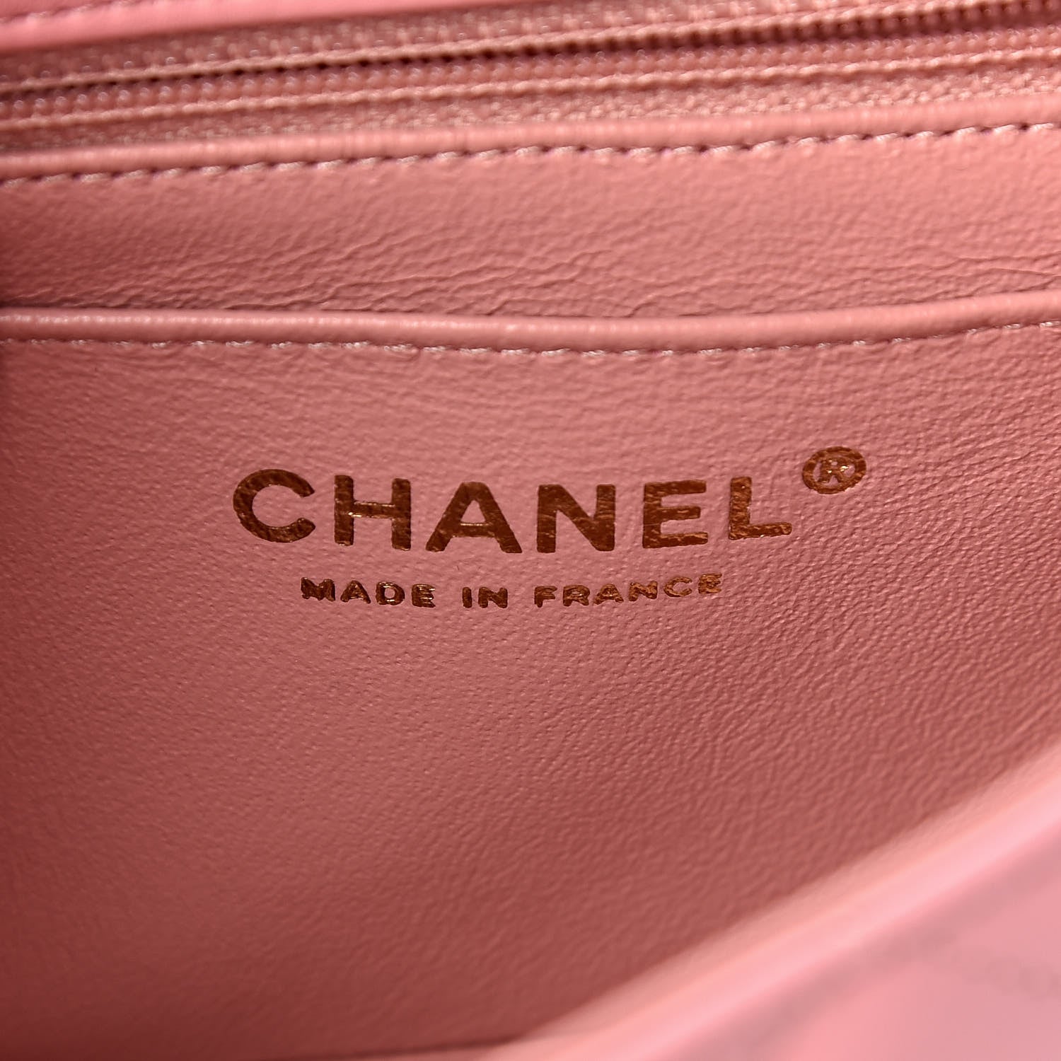 Chanel Lambskin Quilted Mini Rectangular Flap Pink 6 of 10