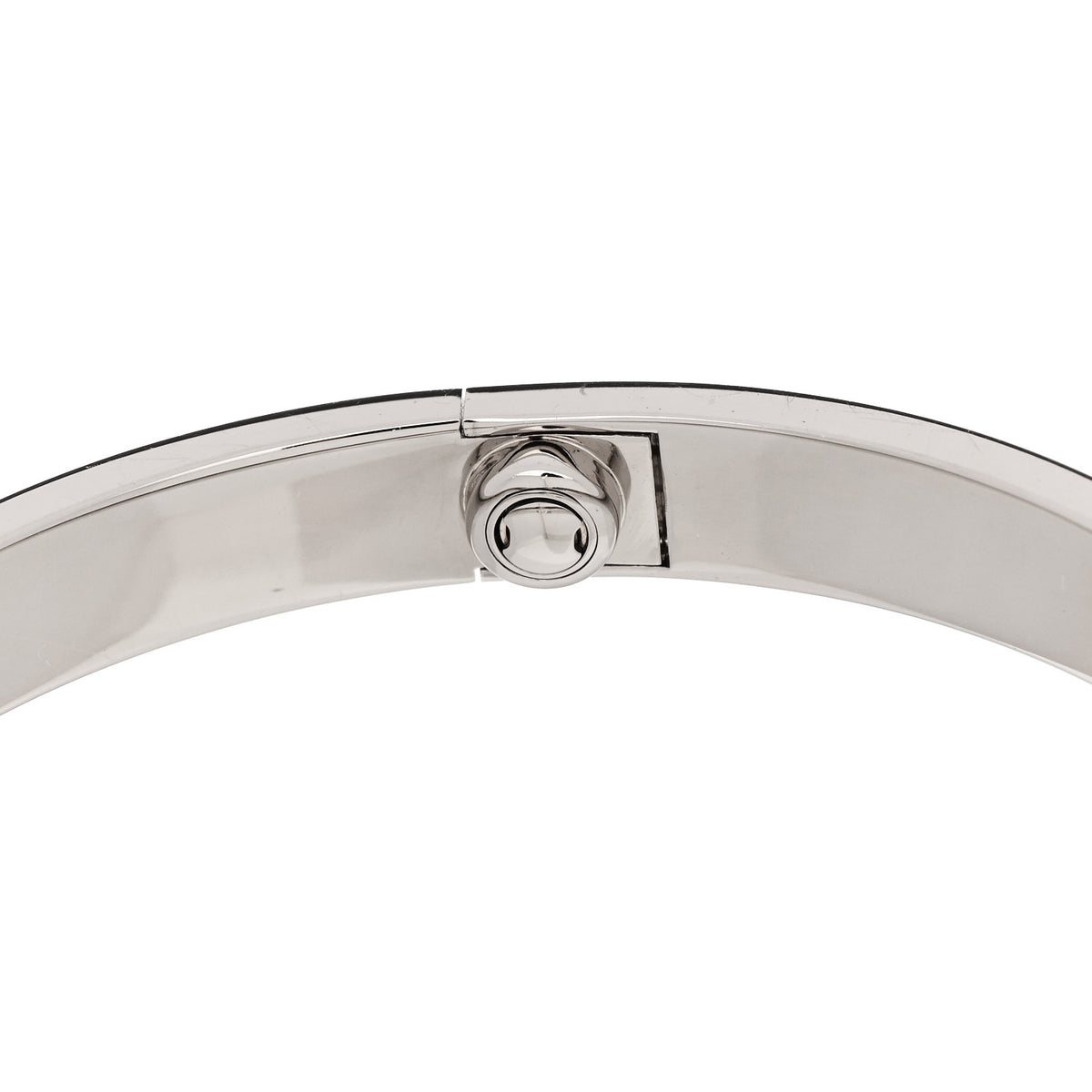Cartier 18K White Gold LOVE Bracelet 18 8 of 9