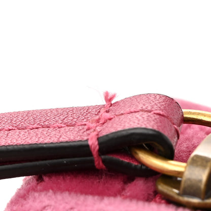 Gucci Velvet Matelasse GG Marmont Belt Bag 85 34 85 34 Light Raspberry Rose 11 of 12