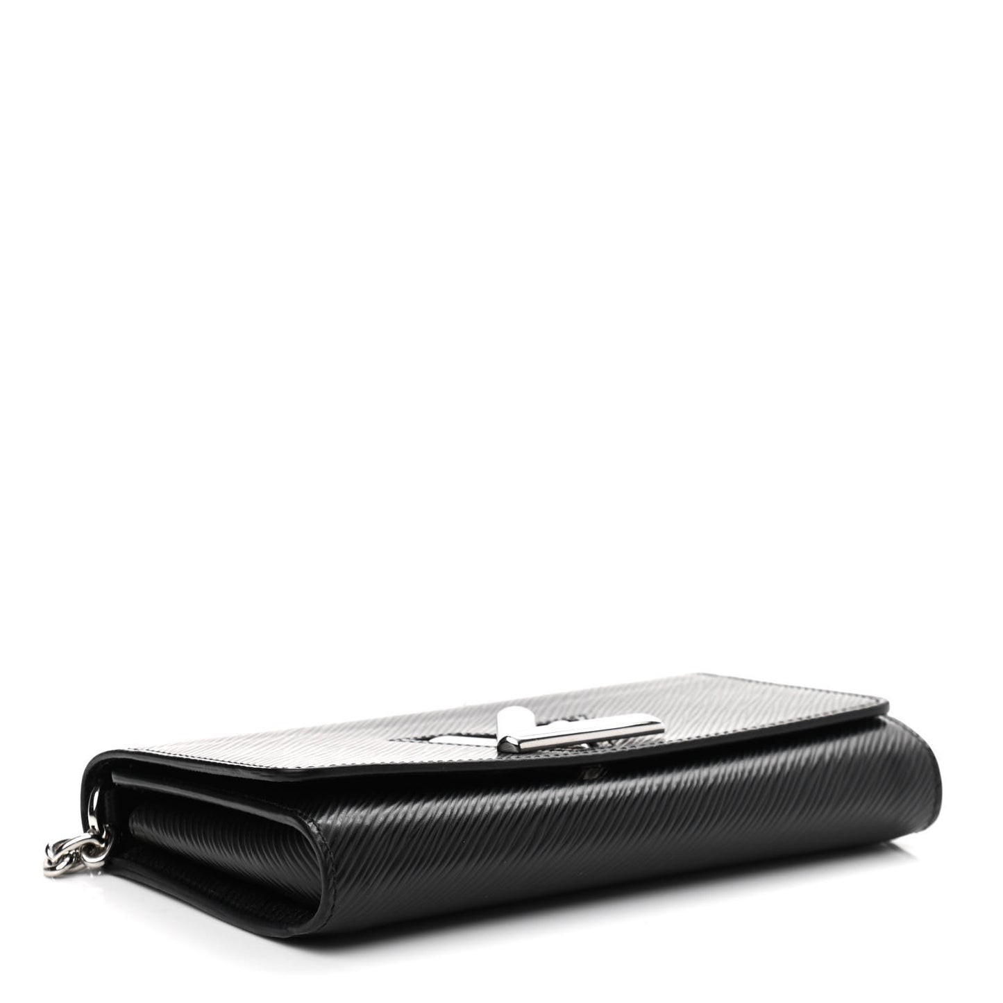Epi Twist Chain Wallet Black