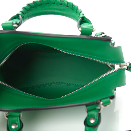 Balenciaga Smooth Calfskin Neo Classic Silver Hardware Mini City Grass Green 5 of 9