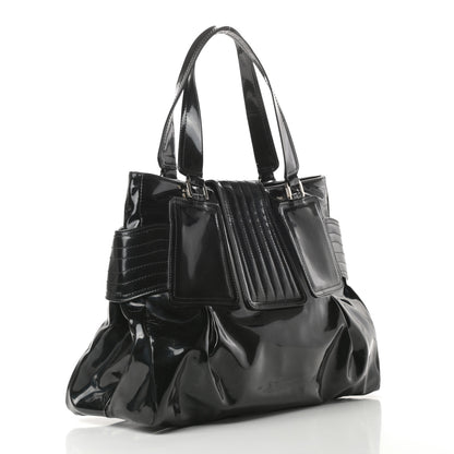 Versace Patent Medusa Tote Black 3 of 12