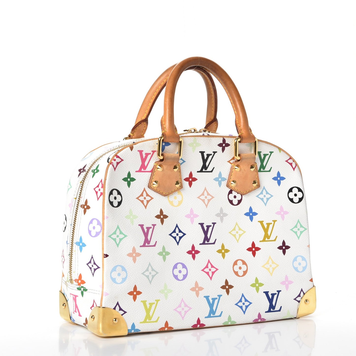 Monogram Multicolor Trouville White