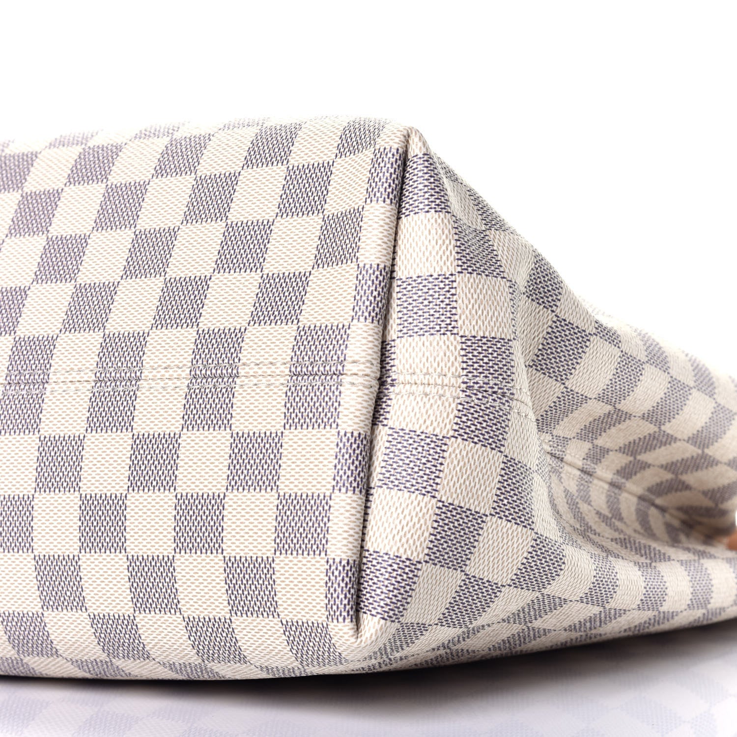 Louis Vuitton Damier Azur Graceful MM Rose Ballerine 7 of 9