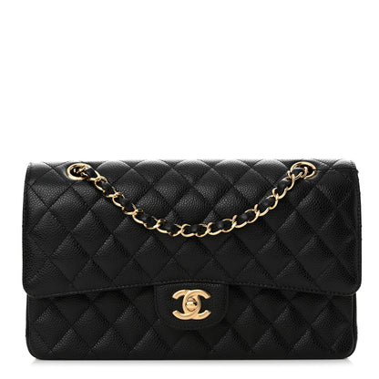 Chanel Caviar Quilted Medium Double Flap Black 1 of 10