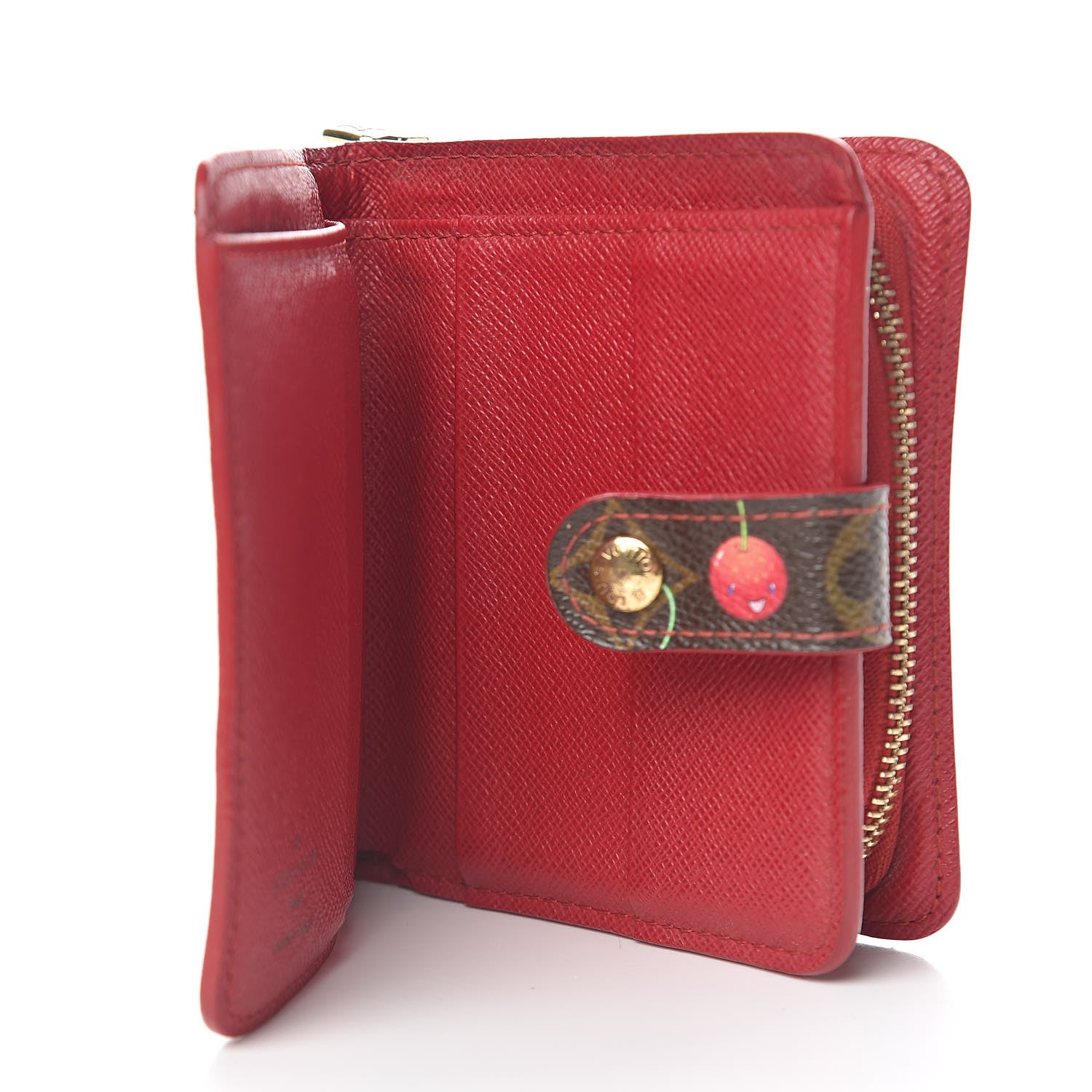 Louis Vuitton Monogram Cerises Compact Zippe Wallet 5 of 15