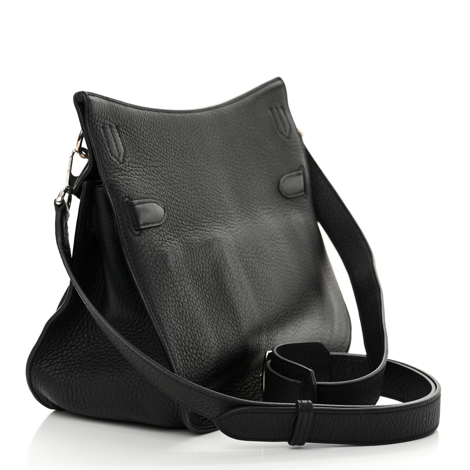 Hermes Taurillon Clemence Jypsiere 28 Black 3 of 13