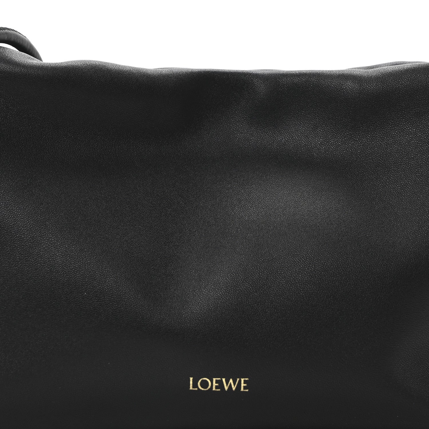 Loewe Mellow Nappa Medium Donut Chain Flamenco Knot Clutch Black 7 of 9