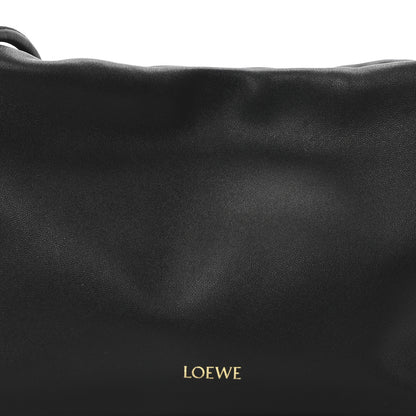 Loewe Mellow Nappa Medium Donut Chain Flamenco Knot Clutch Black 7 of 9