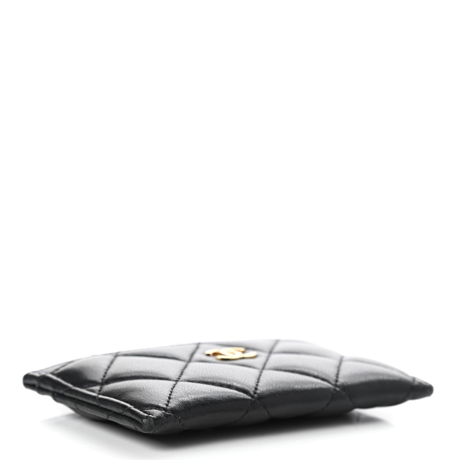 Chanel Lambskin Quilted Card Holder Black 4 of 11