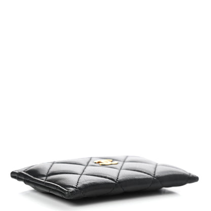 Chanel Lambskin Quilted Card Holder Black 4 of 11