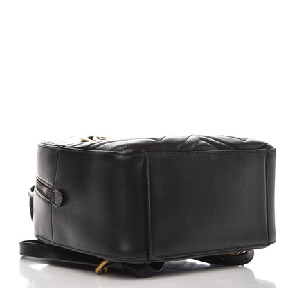 Gucci Calfskin Matelasse GG Marmont Backpack Black 4 of 7