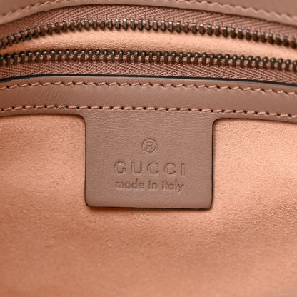 Gucci Calfskin Matelasse Small GG Marmont Shoulder Bag Porcelain Rose 6 of 11