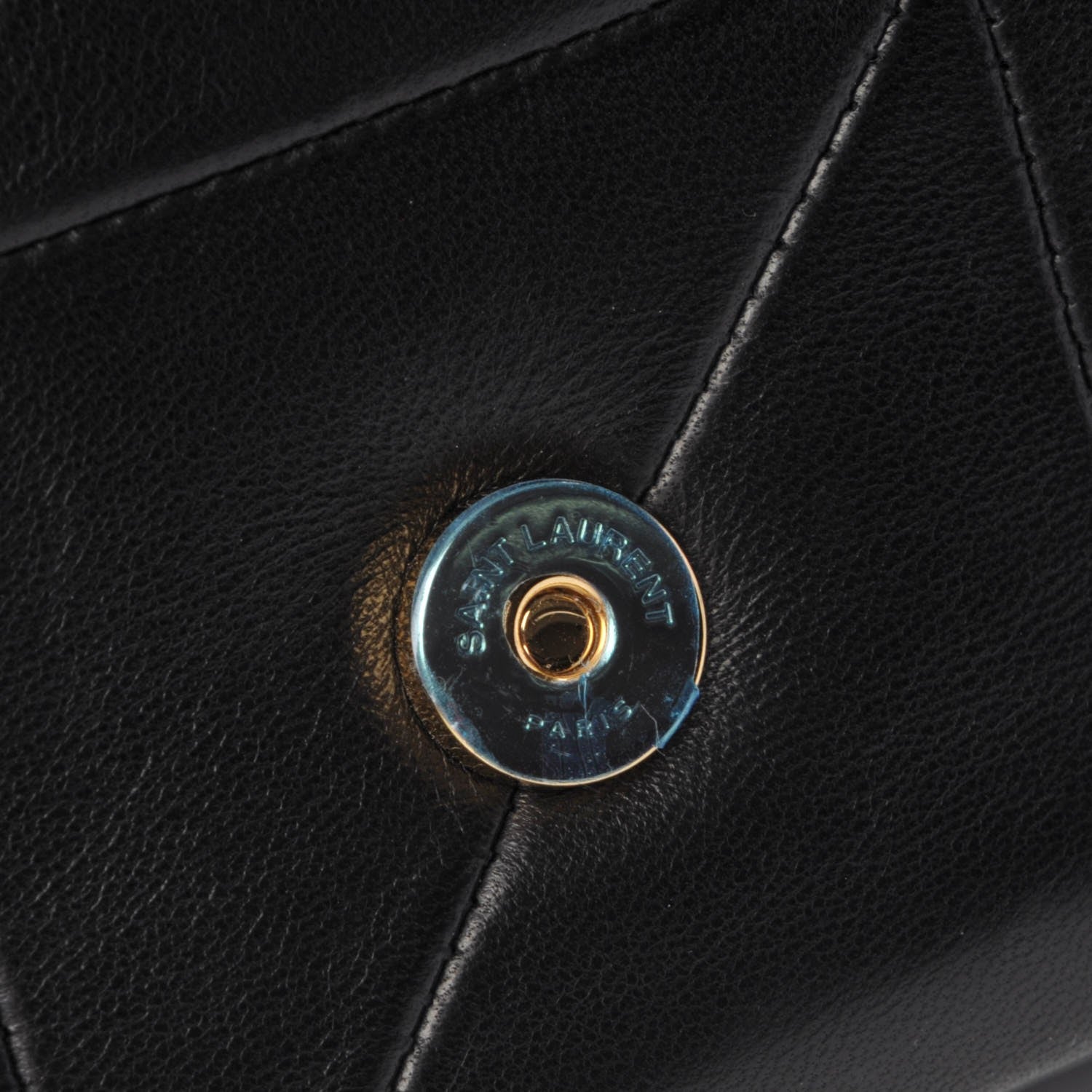 Saint Laurent Lambskin Patchwork Monogram Small Jamie Black 9 of 11