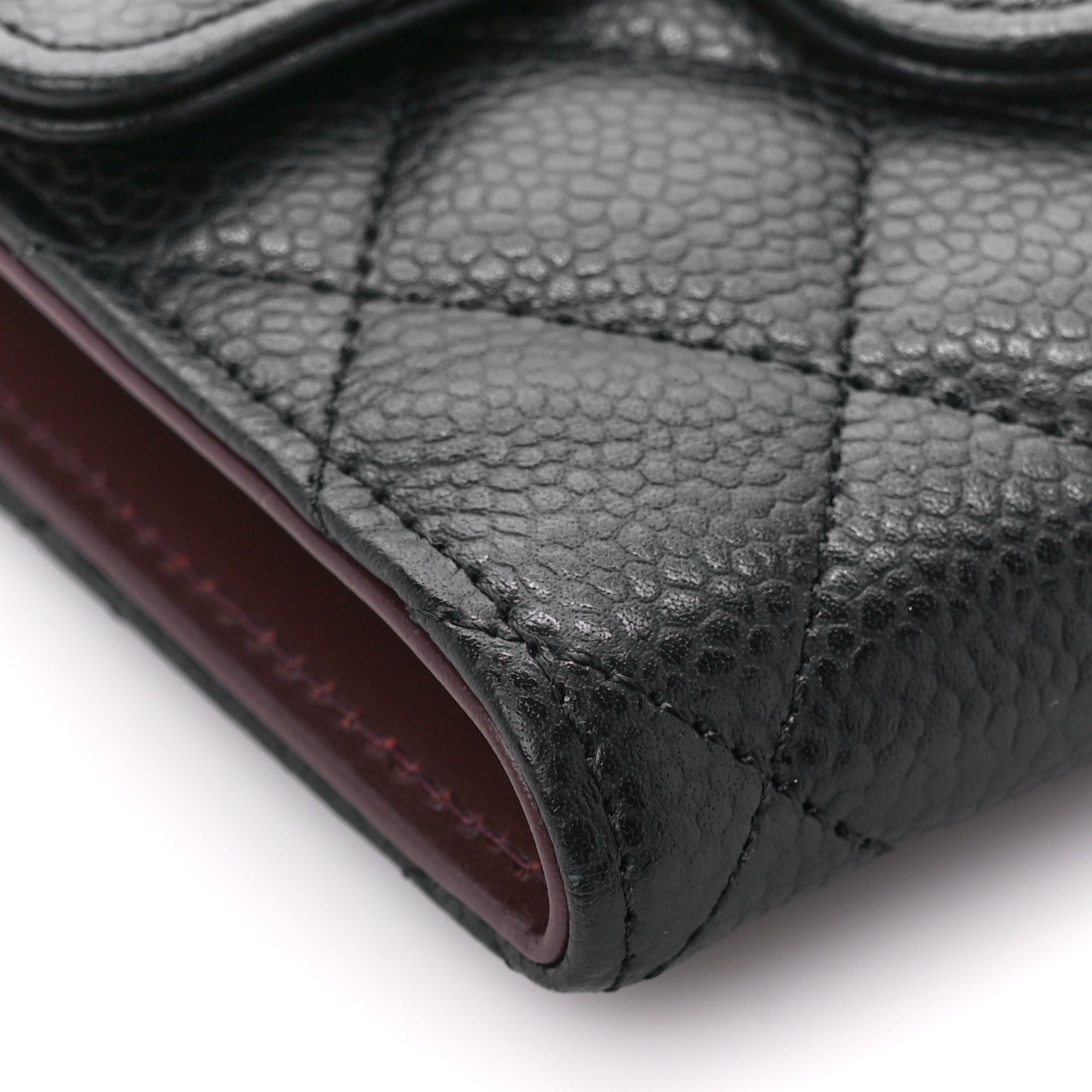 Chanel Caviar Quilted Compact Flap Wallet Black 11 of 13