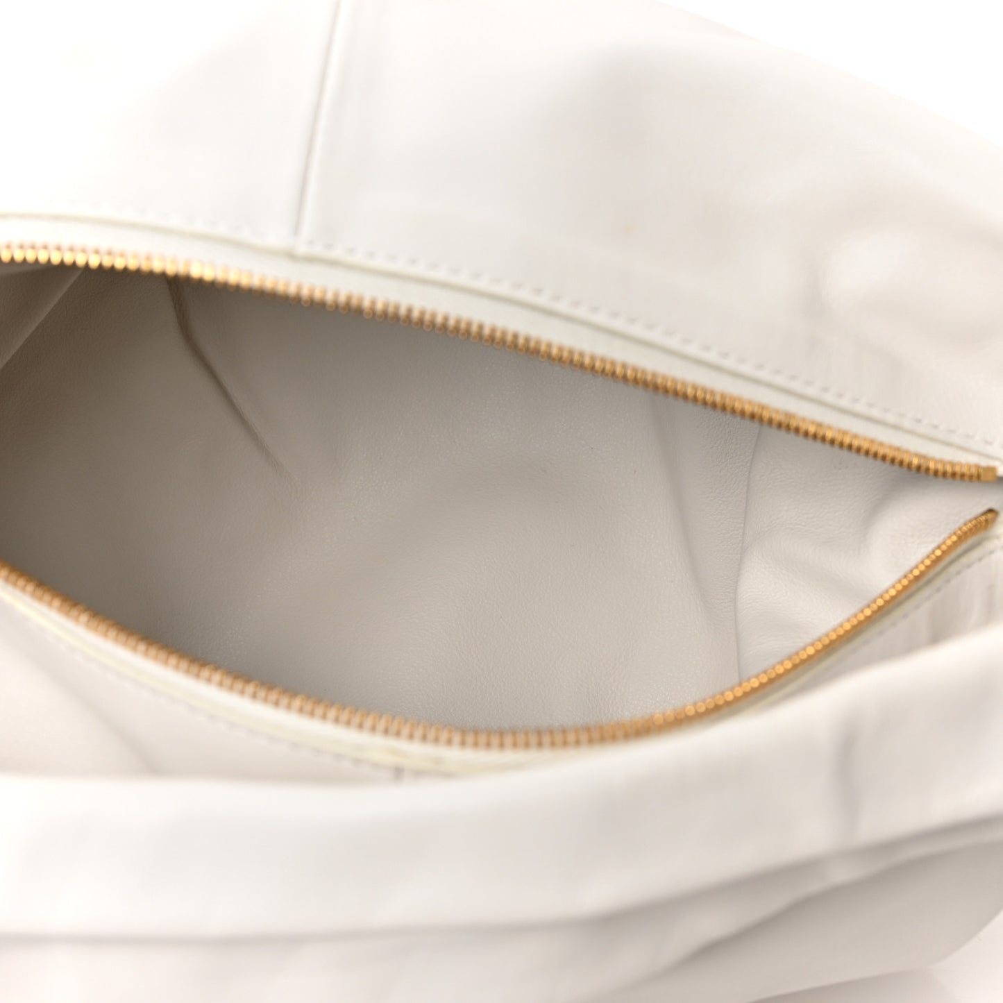 Calfskin Mini Double Knot Bag White