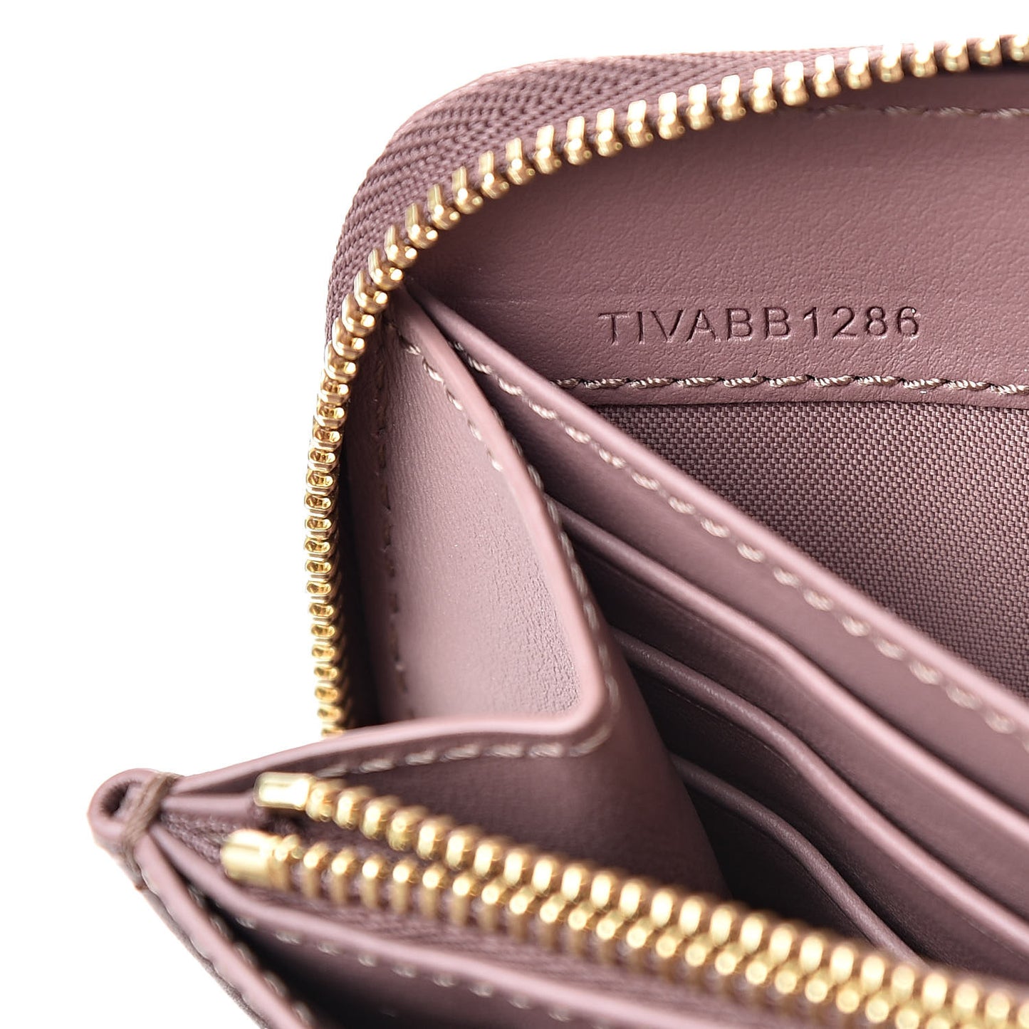 Haymarket Check Large Ziggy Zip Around Wallet Dusty Pink