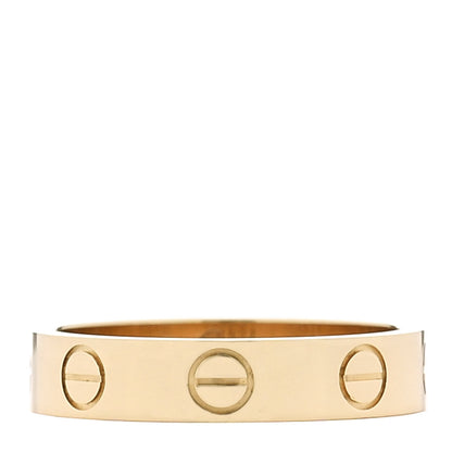 Cartier 18K Yellow Gold 3.5mm LOVE Wedding Band Ring 48 4.5 1 of 4