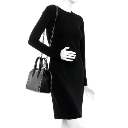 Stella McCartney Eco Alter Nappa Mini Falabella Box Top Handle Bag Black 2 of 9