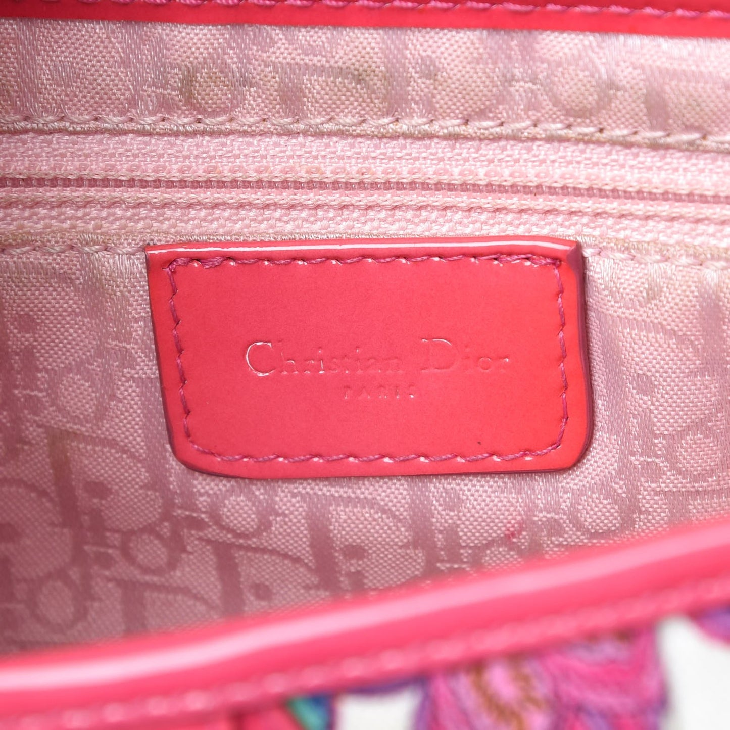 Canvas Floral Saddle Bag Multicolor