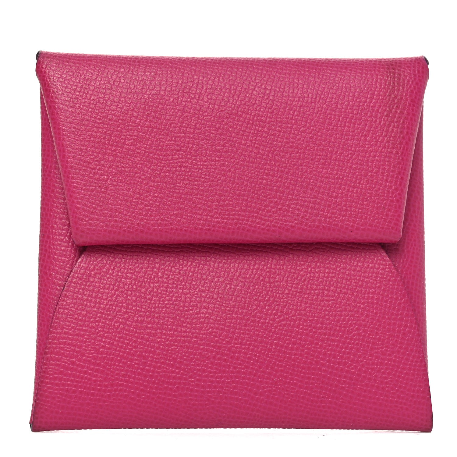 Hermes Madame Calfskin Bastia Coin Purse Rose Pourpre 1 of 7