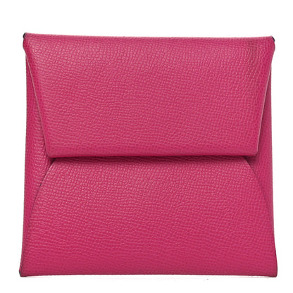 Hermes Madame Calfskin Bastia Coin Purse Rose Pourpre 1 of 7