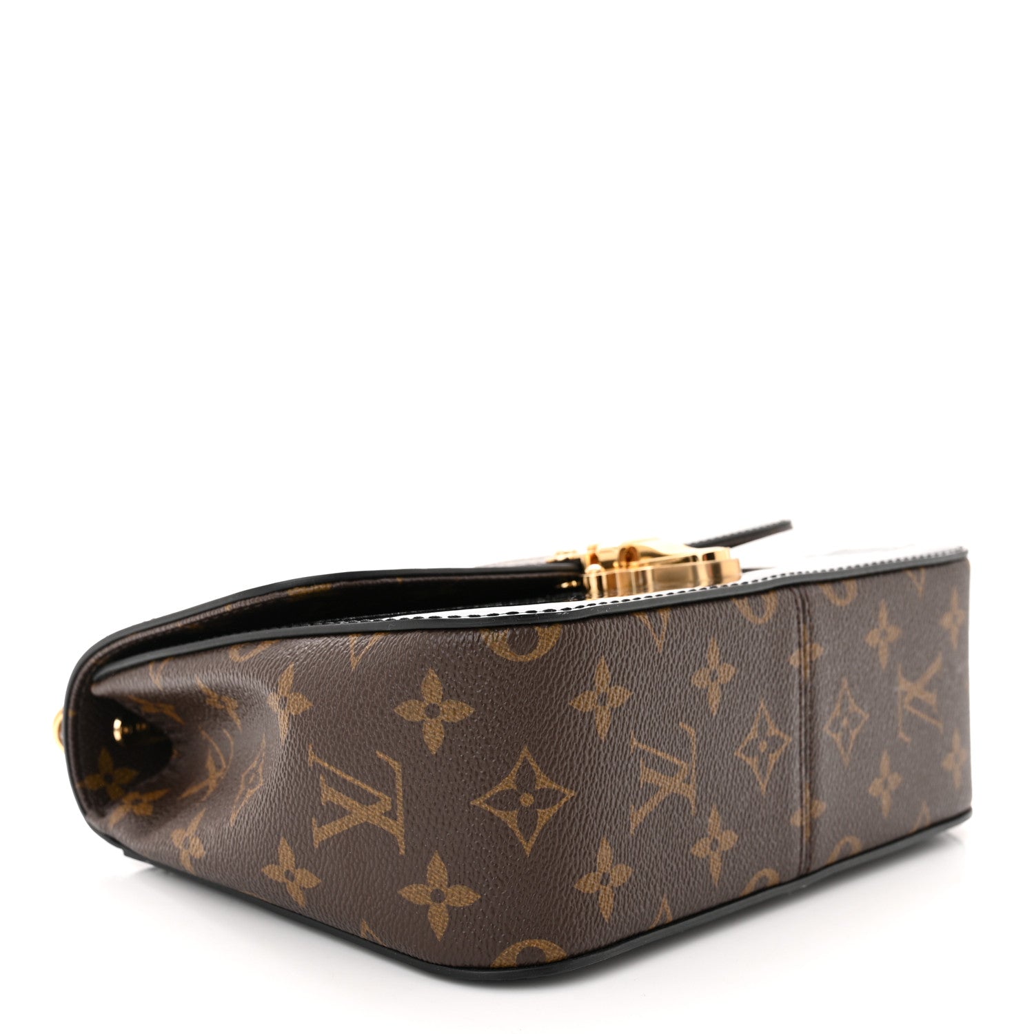 Louis Vuitton Patent Calfskin Monogram Cherrywood BB Black 4 of 9