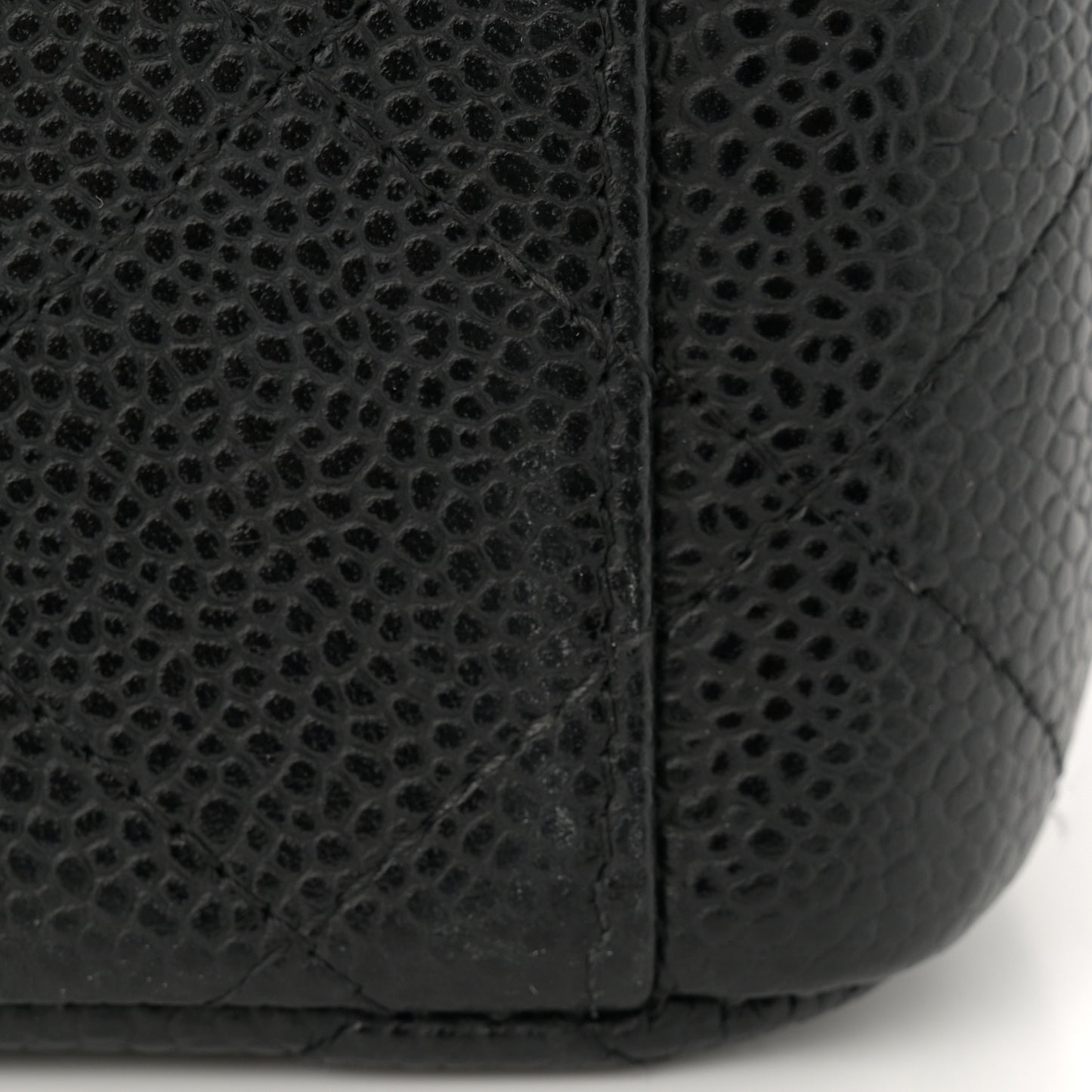 Caviar Quilted Maxi Double Flap Black