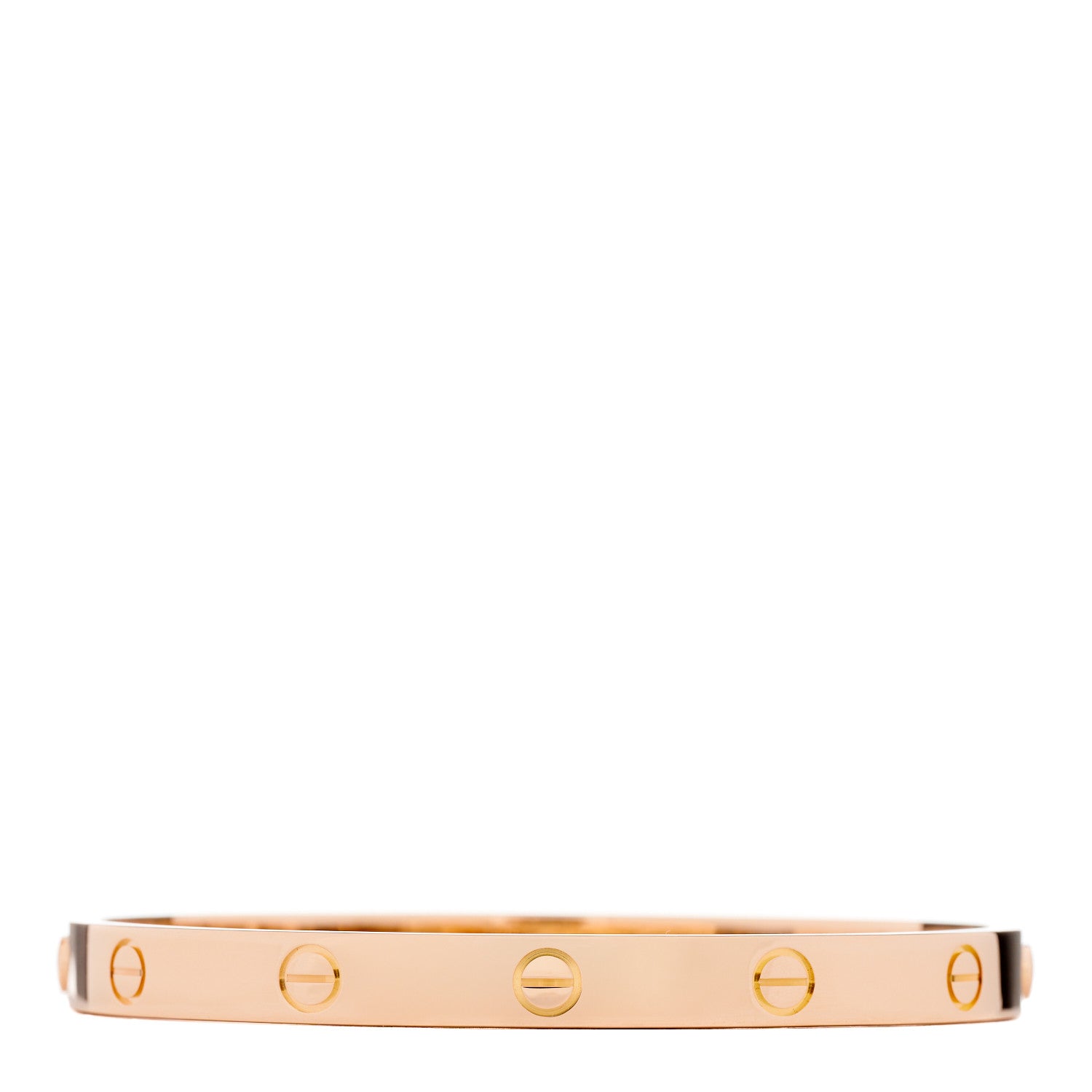 Cartier 18K Pink Gold LOVE Bracelet 18 1 of 3