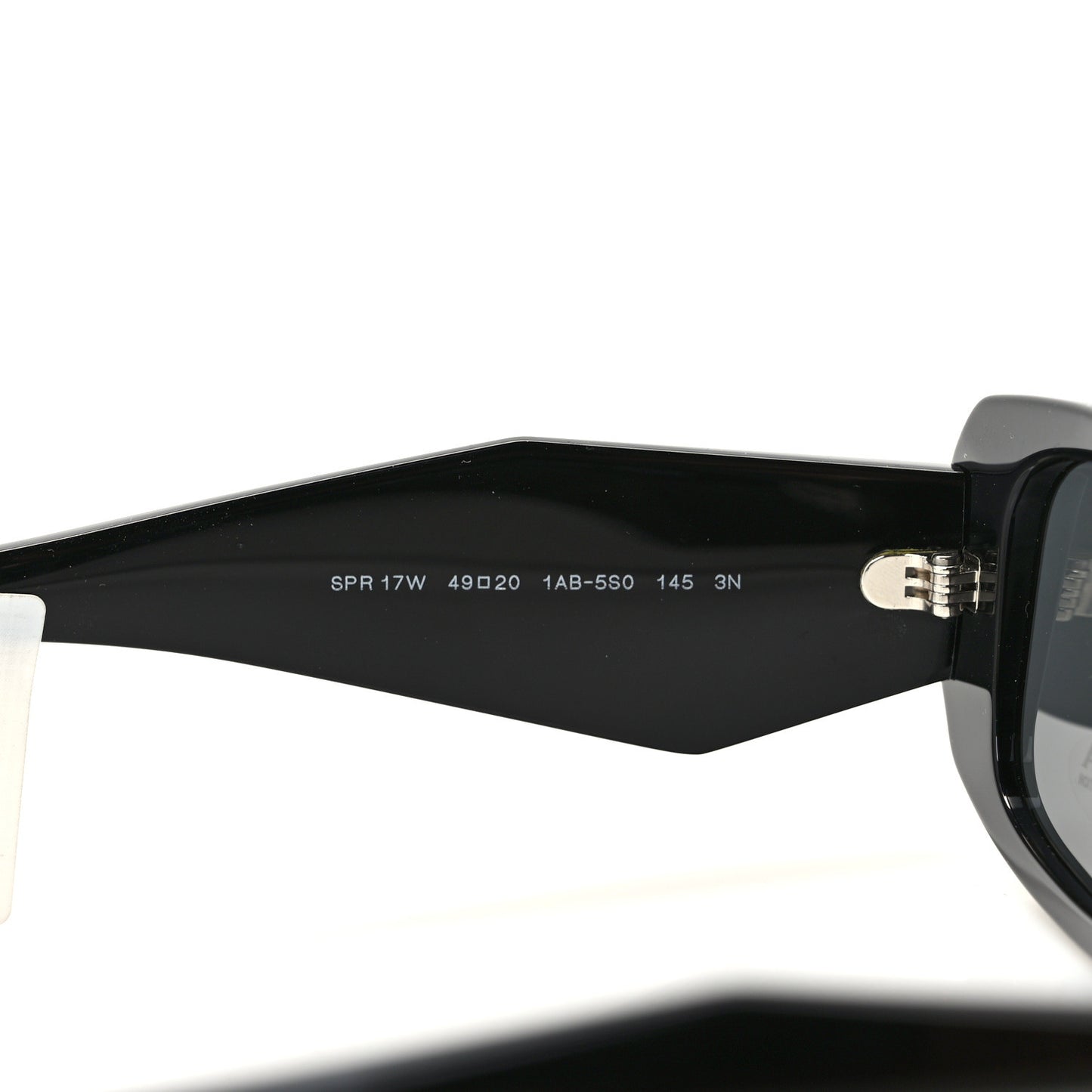 Acetate Symbole Sunglasses SPR 17W Black