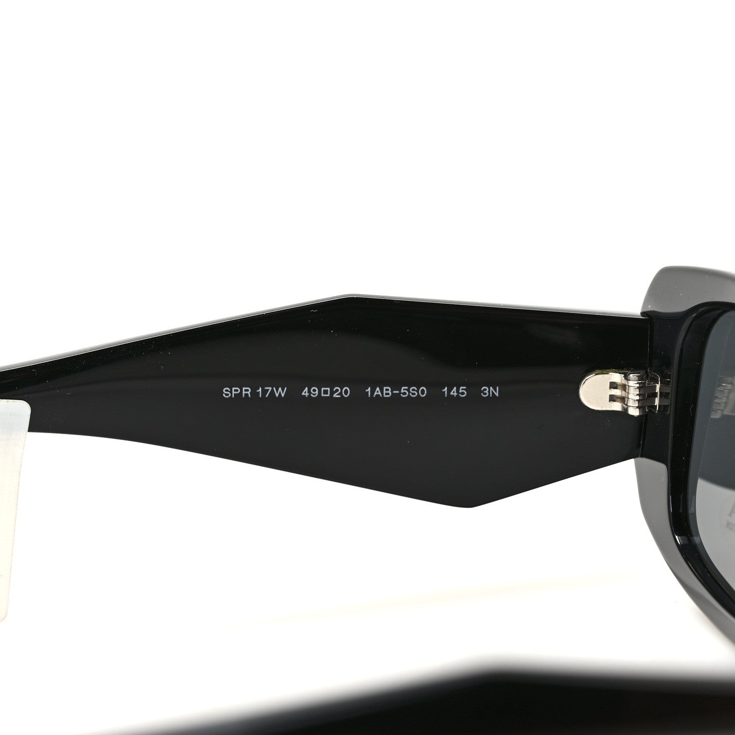 Prada Acetate Symbole Sunglasses SPR 17W Black 7 of 9