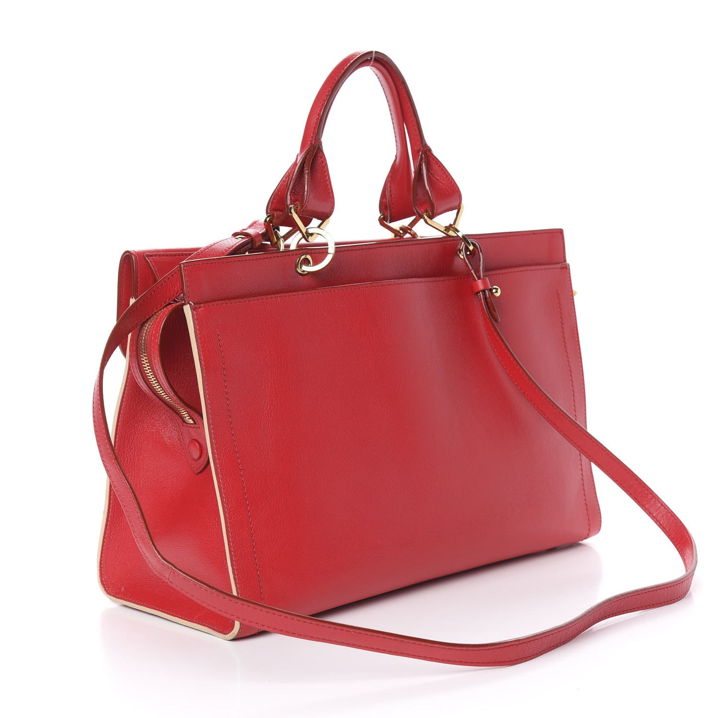 Calfskin The 54 Flap Bag Flame