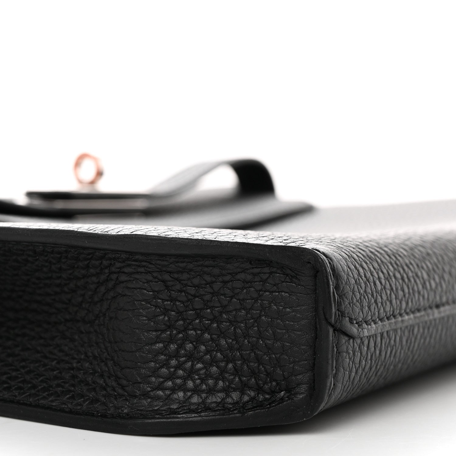 Hermes Togo Kelly Depeches 25 Pouch Black 9 of 11