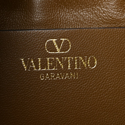 Valentino Garavani Shiny Nappa Crystal Chevron Patchwork Medium Panthea Bag Tundra 6 of 9