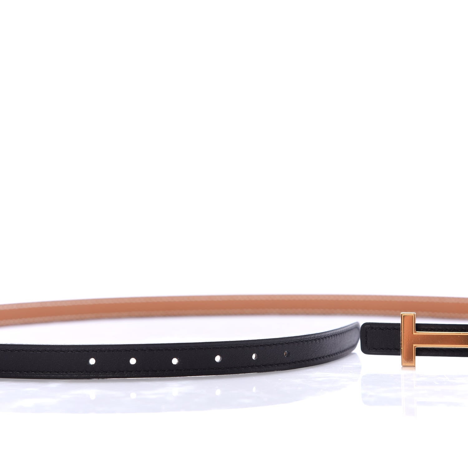 Hermes Swift Epsom 13mm Focus Belt 90 Black Gold 4 of 5