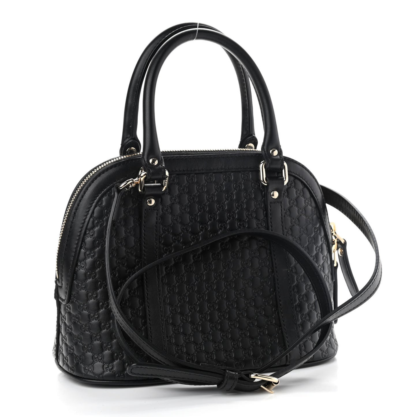 Microguccissima Mini Dome Bag Black
