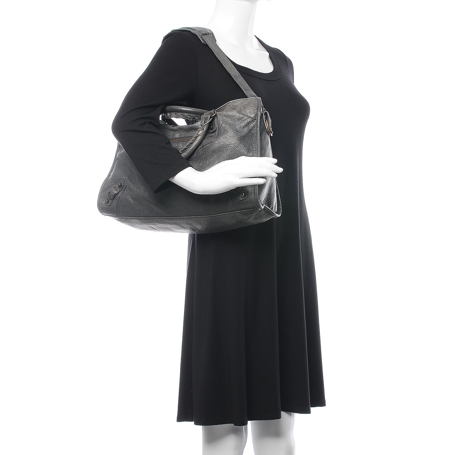 Balenciaga Agneau Classic Hardware City Anthracite 3 of 13