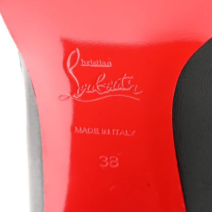 Christian Louboutin Calfskin CL Zip 70 Ankle Bootie 38 Black 7 of 7