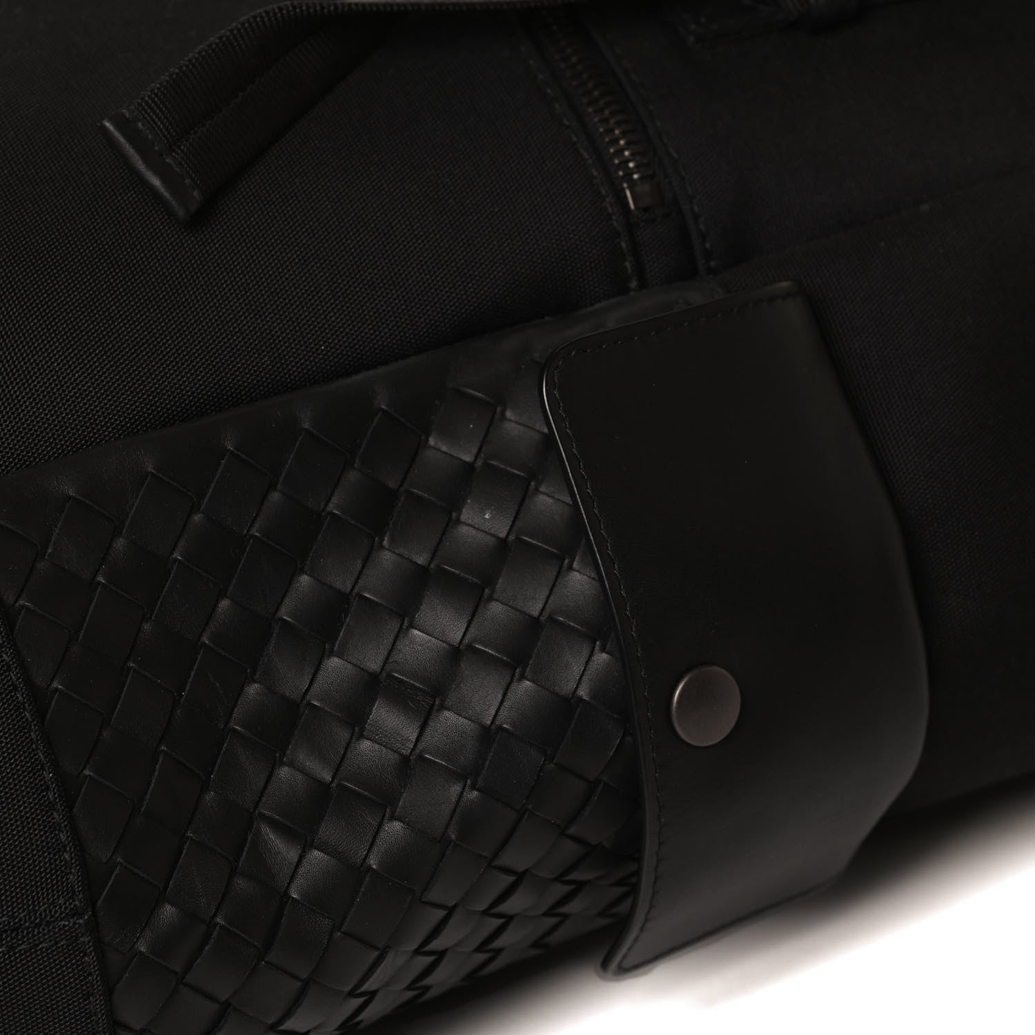 Bottega Veneta Canvas Calfskin Intrecciato Sassolungo Backpack 9 of 12