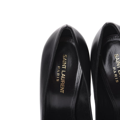 Saint Laurent Calfskin Opyum 110 Pumps 39 Black Gold 8 of 11