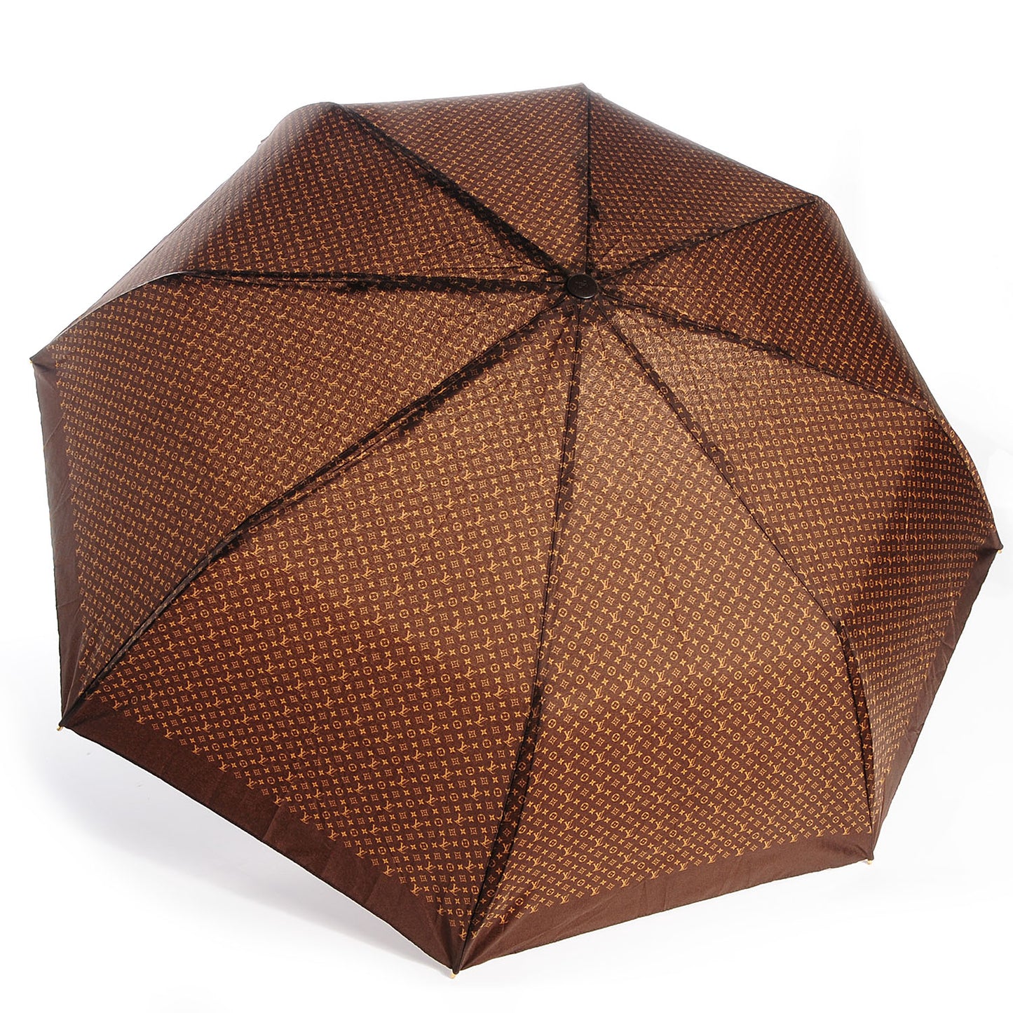Monogram Ondees Compact Umbrella Marron