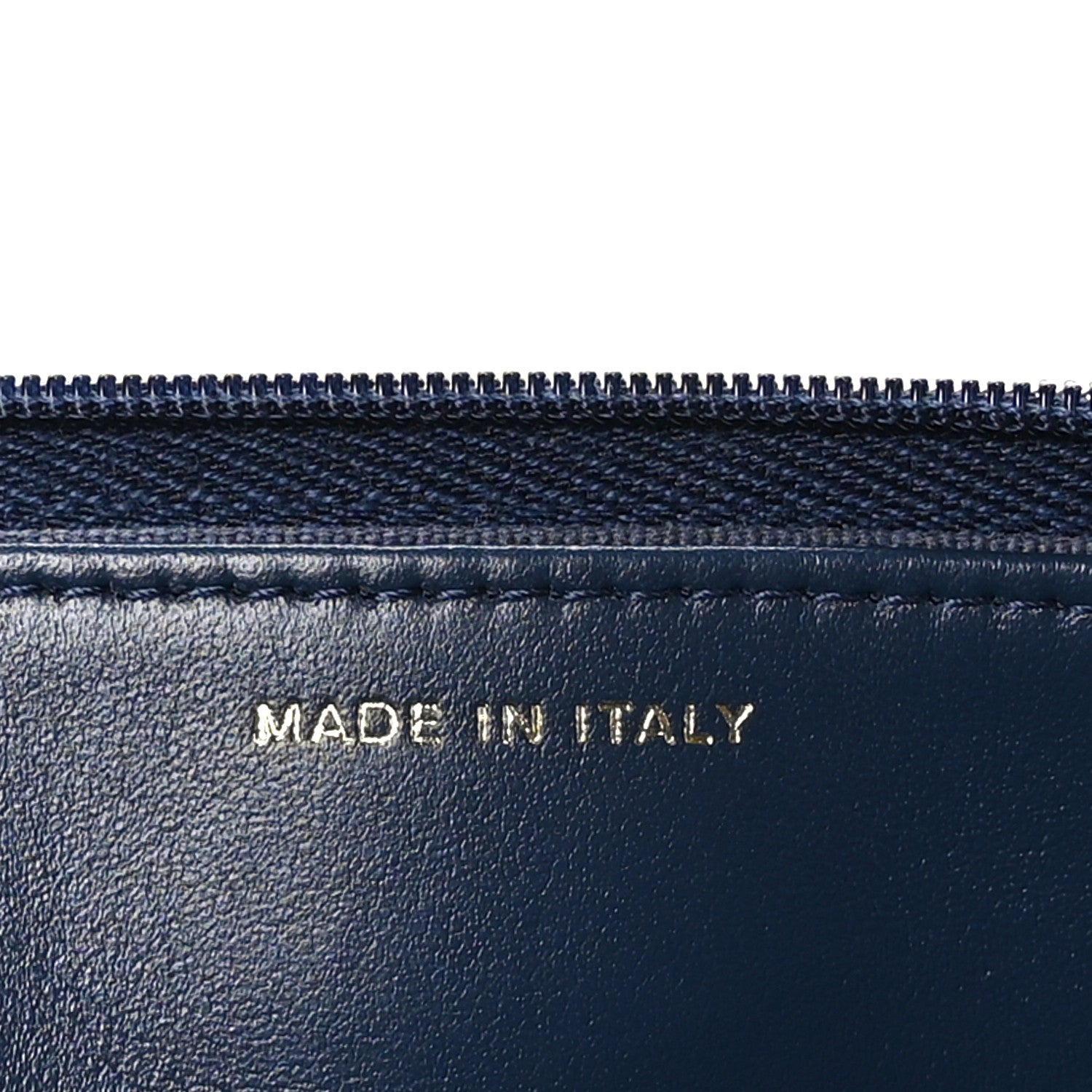 Chanel Denim Printed Wallet On Chain WOC Dark Blue 7 of 9