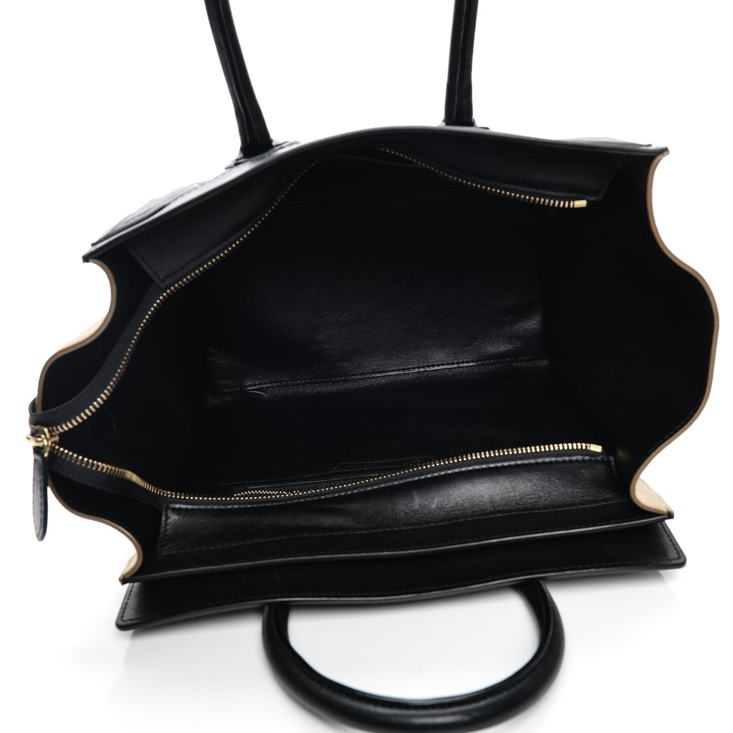 Smooth Calfskin Suede Mini Tri-Color Luggage Rust