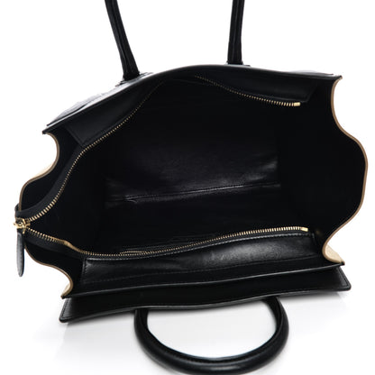 Celine Smooth Calfskin Suede Mini Tri-Color Luggage Rust 5 of 12