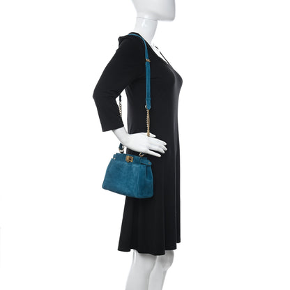 Fendi Chamois XS Peekaboo Iconic Satchel Ottanio 2 of 11