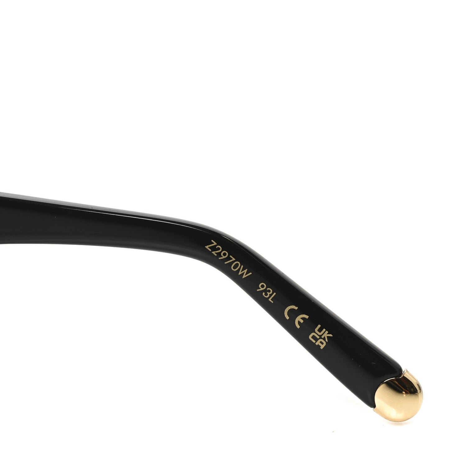 Acetate Nylon LV Script Square Sunglasses Z2970W  Black
