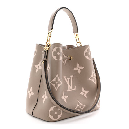Louis Vuitton Empreinte Monogram Giant Neonoe MM Tourterelle Creme 4 of 11