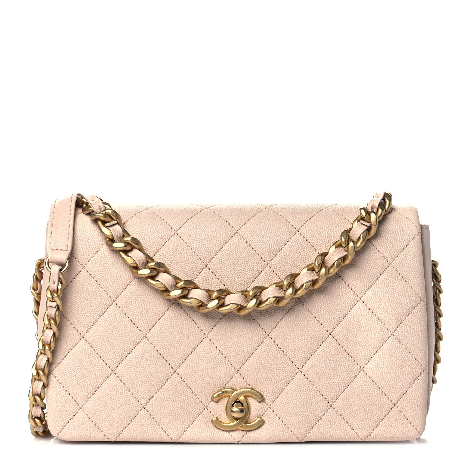 Chanel Caviar Quilted Medium Fashion Therapy Flap Beige 1 of 10