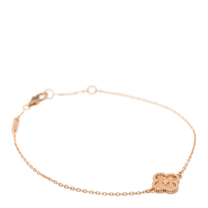 Van Cleef & Arpels 18K Rose Gold Sweet Alhambra Bracelet 1 of 5