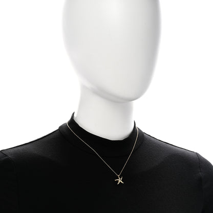 Tiffany 18K Yellow Gold 15mm Elsa Peretti Starfish Pendant Necklace 2 of 5